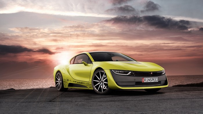 2016 Rinspeed Etos concept car at sunset