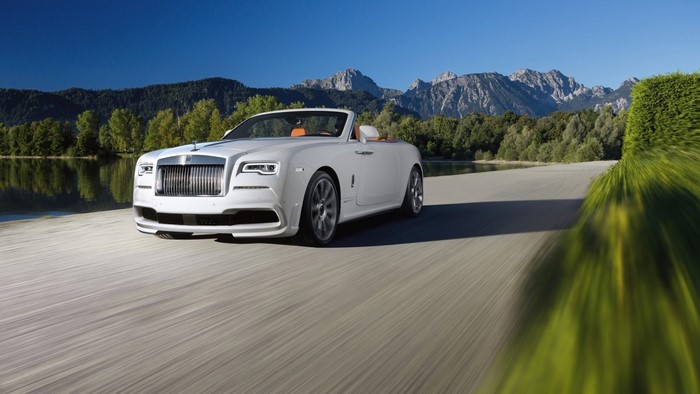 Spofec Rolls Royce Dawn Convertible on Road