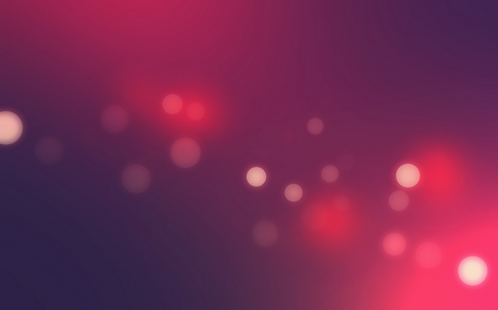 Bokeh lights on a dark red and purple background