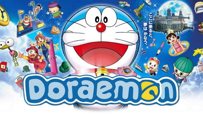 Doraemon Colorful Animated Characters Scene