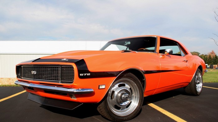 Orange 1968 Camaro SS 572
