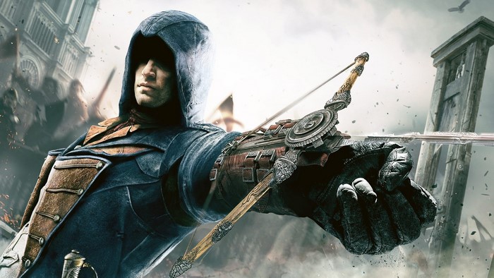 Arno Dorian from Assassin's Creed Unity with Phantom Blade