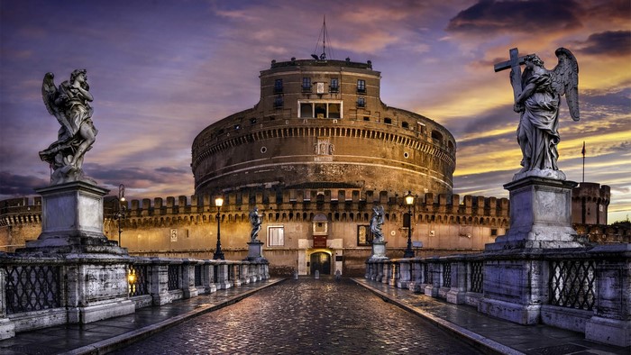 Castel Sant'Angelo at Dusk