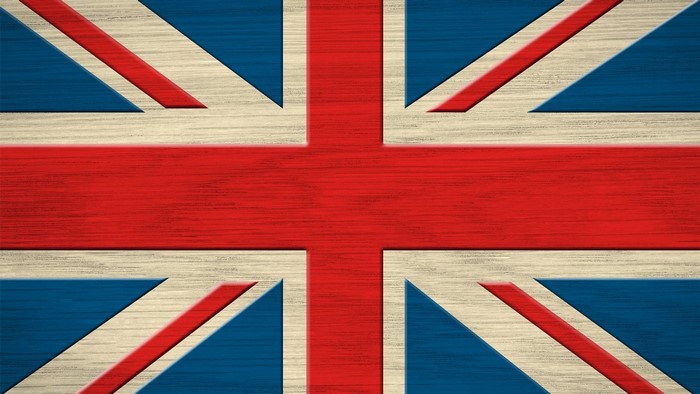 Retro British Flag Texture