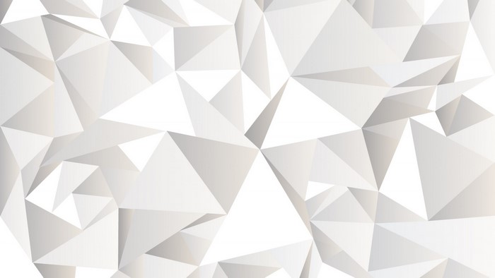 White Geometric Low Poly Pattern