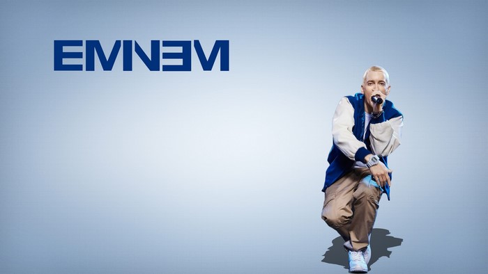 Eminem performing on stage