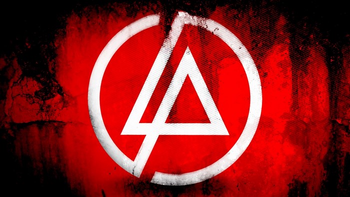 Linkin Park Logo on Red and Black Background