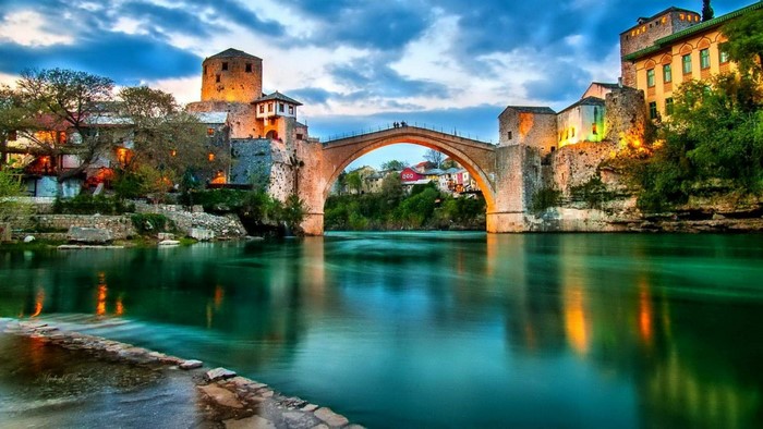 Mostar Bridge in Bosnia