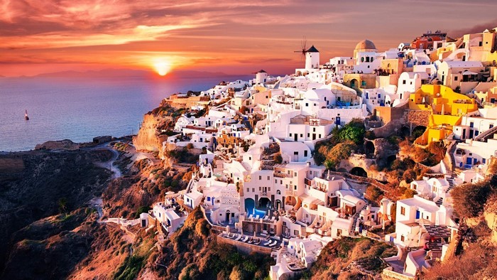 Santorini Greece Sunset