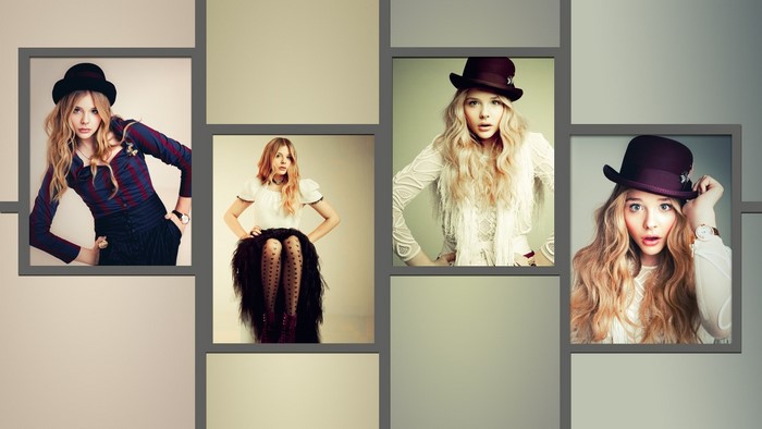 Chloe Moretz in stylish outfits and hats