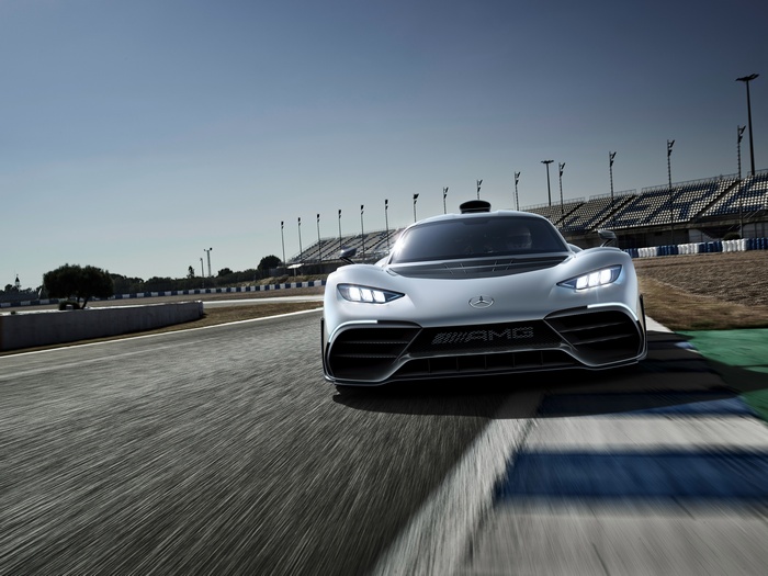 Mercedes-AMG Project One on a Race Track 4K