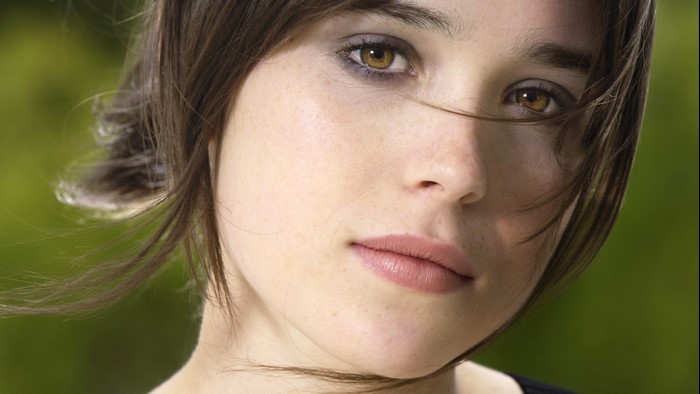 Ellen Page close-up portrait