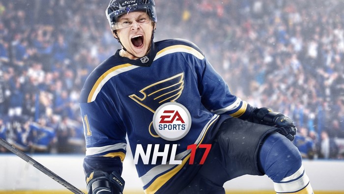 EA Sports NHL 17 video game cover