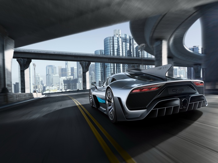 Mercedes-AMG Project One Plug-In Hybrid Supercar 4K