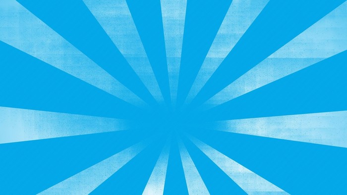Retro Light Blue Sunburst Pattern