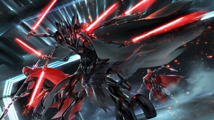 General Grievous and Sith Lords from Star Wars