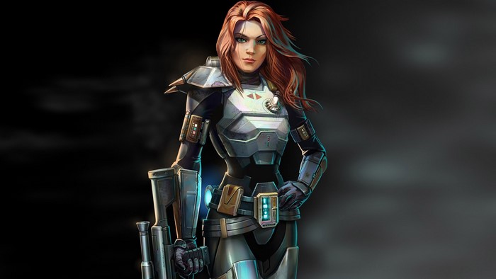 Female Bounty Hunter from Star Wars The Old Republic