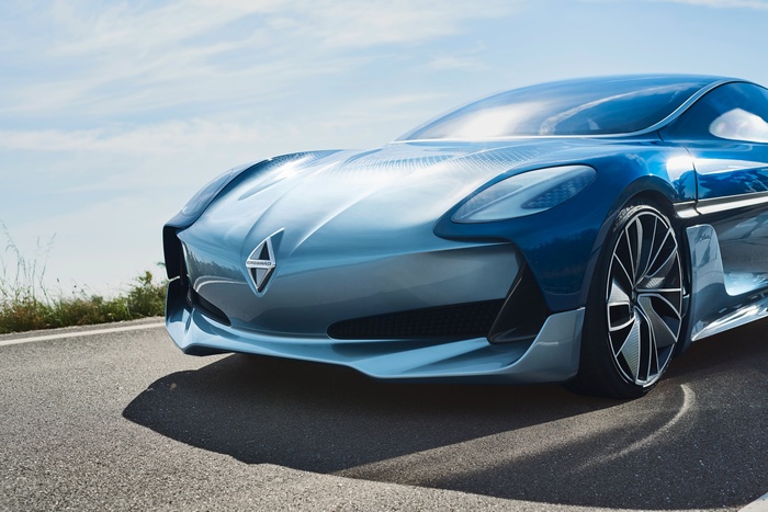 Borgward Isabella Concept car on a road