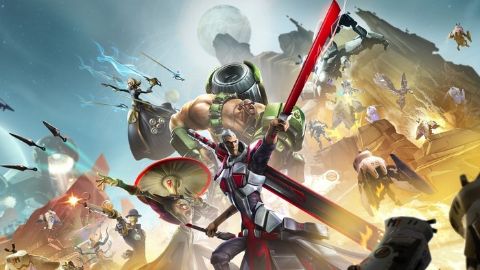 Battleborn Game Characters in Combat