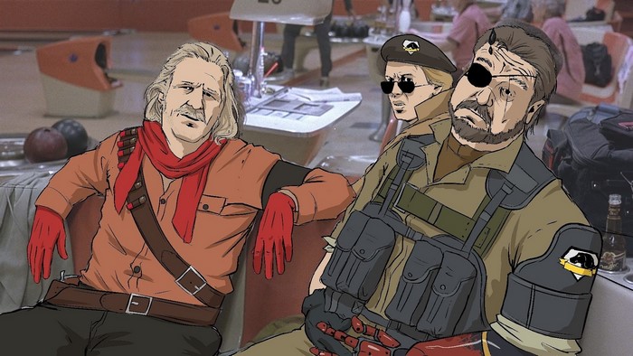 The Boss and Ocelot from Metal Gear Solid