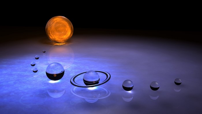 Solar system planets astronomy