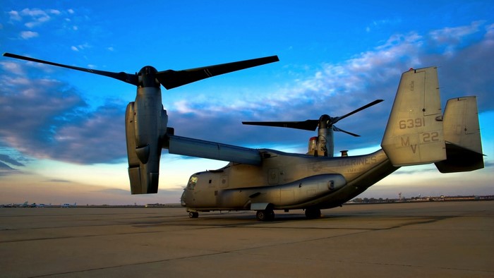 Bell Boeing V-22 Osprey on tarmac