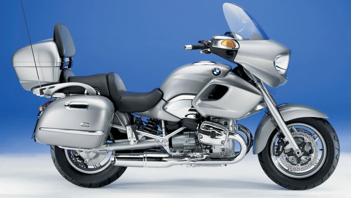 Silver BMW R1200CL motorcycle