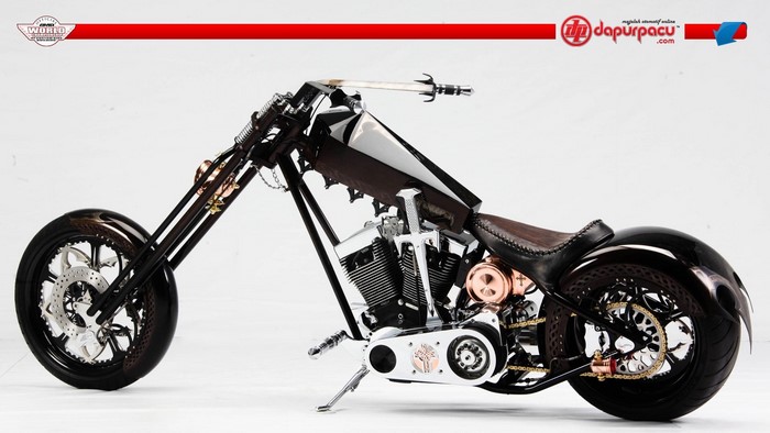 Custom Chopper Motorcycle