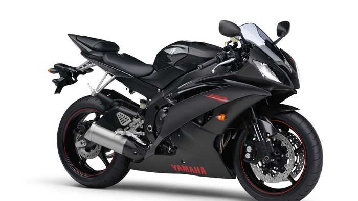 Black Yamaha R6 Motorcycle