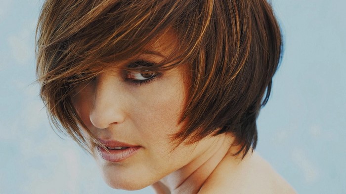 Mariska Hargitay close-up portrait