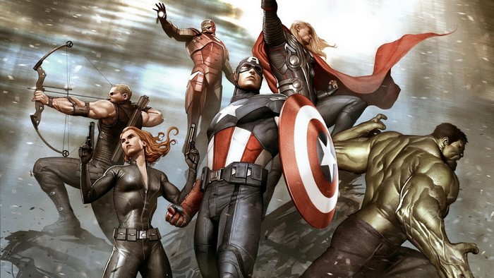 The Avengers from Marvel