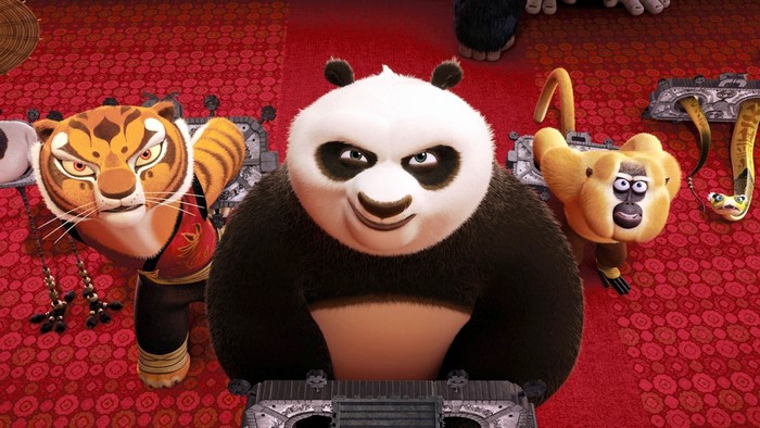 Po, Tigress, Monkey, and Viper from Kung Fu Panda