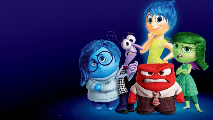 Inside Out Characters: Joy, Sadness, Fear, Anger, Disgust