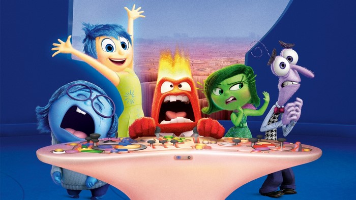 Inside Out Characters at the Control Panel