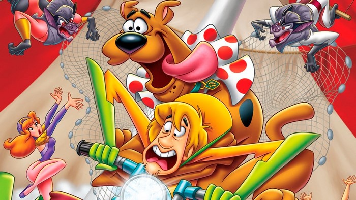 Scooby-Doo and Shaggy in a Circus Setting