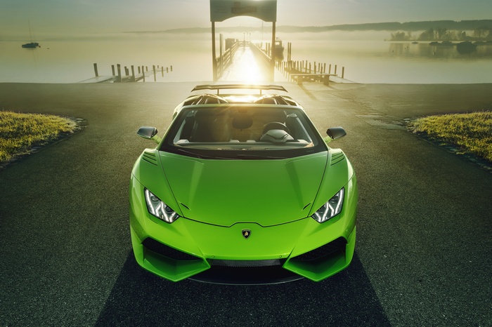 4K Lamborghini Huracan Spyder by Novitec