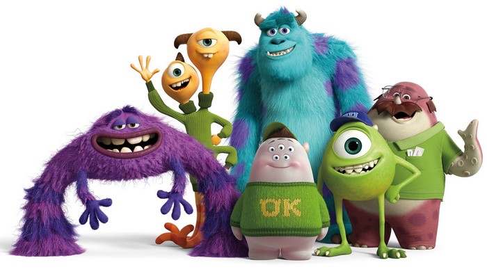 Monsters University characters