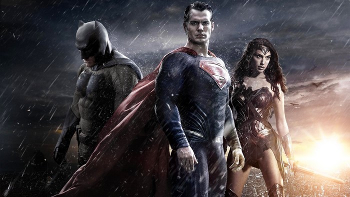 Batman, Superman, and Wonder Woman from Batman v Superman
