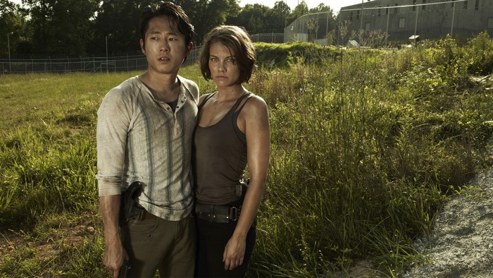 Glenn and Maggie from The Walking Dead