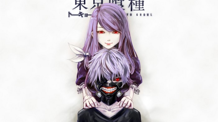 Rize and Kaneki from Tokyo Ghoul