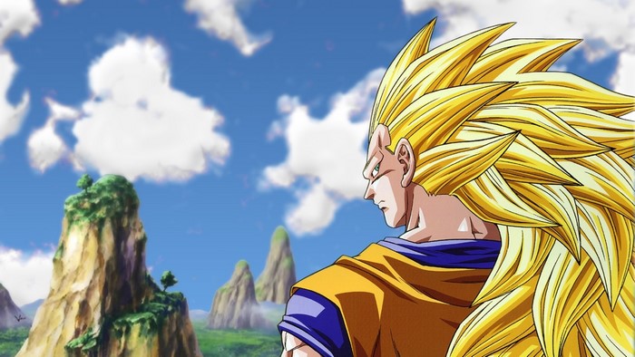 Goku from Dragon Ball Z as Super Saiyan 3