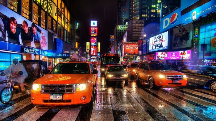 New York City Times Square at Night
