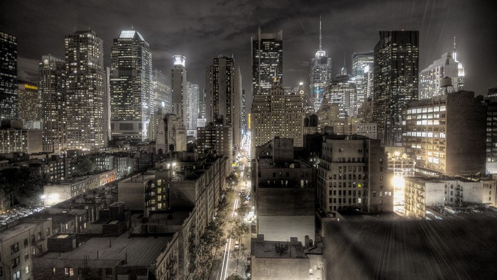 New York City Skyline at Night
