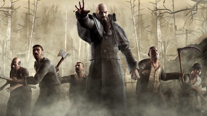 Resident Evil 4 Villagers with weapons