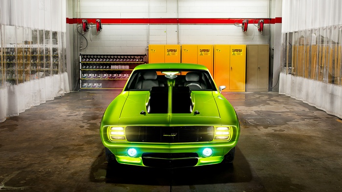 1969 Chevrolet Camaro SS Green Monster 4K