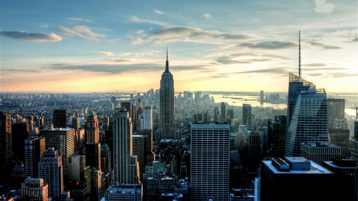 Empire State Building and New York City Skyline