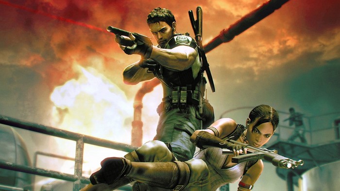 Chris Redfield and Sheva Alomar from Resident Evil 5