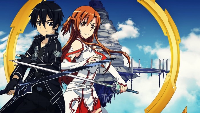 Kirito and Asuna from Sword Art Online