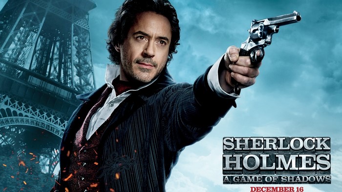 Robert Downey Jr. as Sherlock Holmes in A Game of Shadows