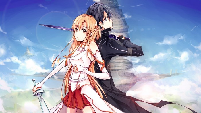 Kirito and Asuna from Sword Art Online